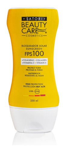 Bloqueador Solar Fps100 + Colágeno Familiar 250ml Satori B 