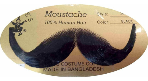 Manubrio Cabello Humano Bigote