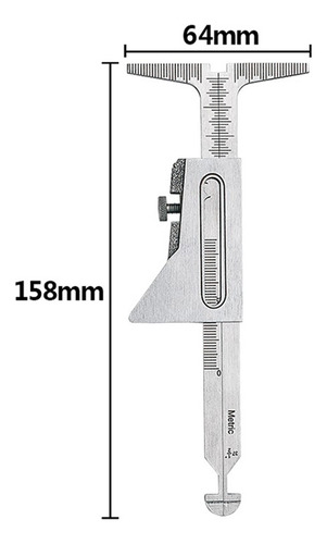 Medidor De Soldadura De Acero Inoxidable Hi-lo En Pulgadas Y