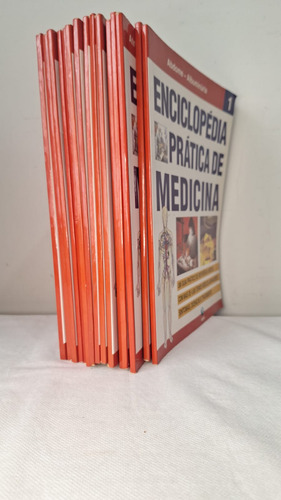 Livro Coleção Enciclopédia Prática De Medicina - 15 Volumes - Flávio Barros Pinto [1996] (Usado)