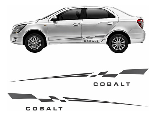 Adesivo Chevrolet Cobalt Faixa Lateral Personalizado Imp55