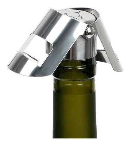 Imagen 3 de 3 de Tapa Para Espumante Acero Inoxidable