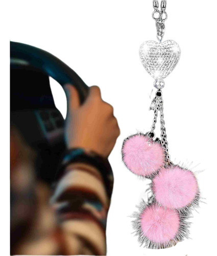 , Bling Accesorios Para Espejos Retrovisores Para Mujer Rosa