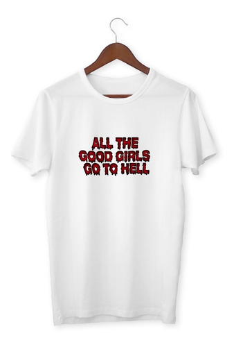 Remera Billie Eilish - All The Good Girls Go To Hell 