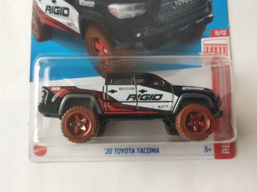 Hot Wheels 20 Toyota Tacoma Red Edition 11/12 Camioneta Ca9 Negroj