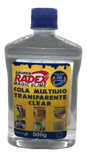 Cola Multiuso Transparente Clear Radex 500 Ml