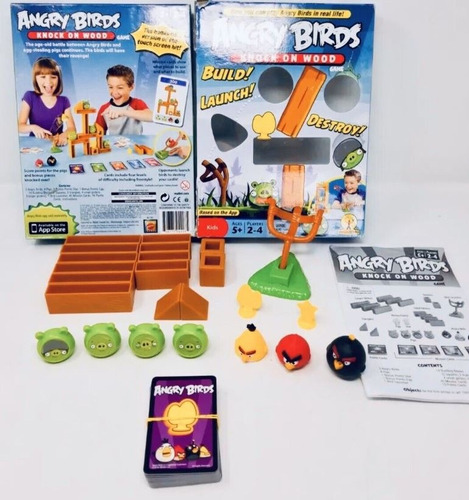 Angry Birds Knock On Wood Juego De Mesa (Usado)