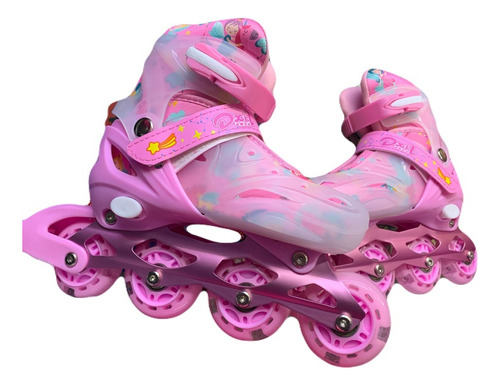 Patines Antichoque Rosados 