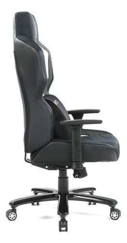 Cadeira Gamer Elements Magna Suede Reclinável Apoio De Braço Cor Branco
