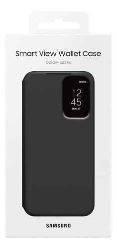 Samsung  S-view Wallet Case Para Galaxy S23 Fe 2023 Negro