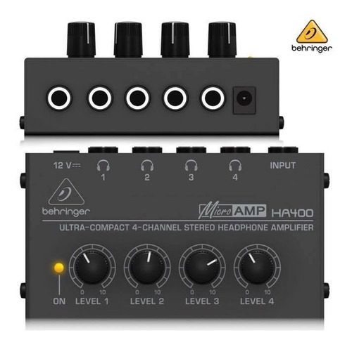 Amplificador De Auriculares Behringer Ha400 Micro Amp Pr