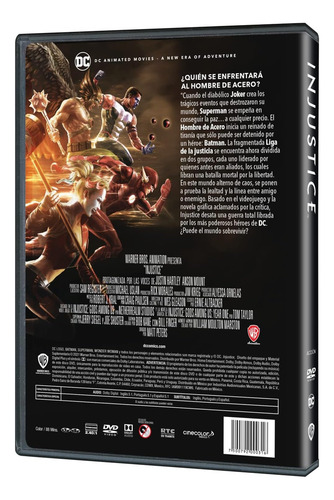 Injustice Dc Comics Batman Superman Pelicula Dvd