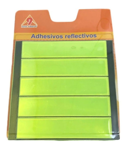 5x Adhesivos Reflectantes 12x2,5cms Seguridad Vial Ciclistas