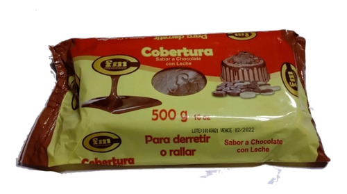 Cobertura Chocolate Leche F&m 500gr - Kg a $31