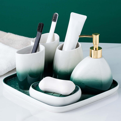 Juego De Accesorios De Baño Nórdicos, Taza De Enjuague