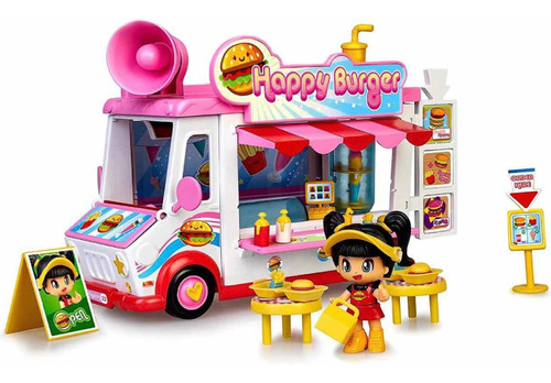 Pinypon  Happy Burger  Camión De Hamburguesas Original