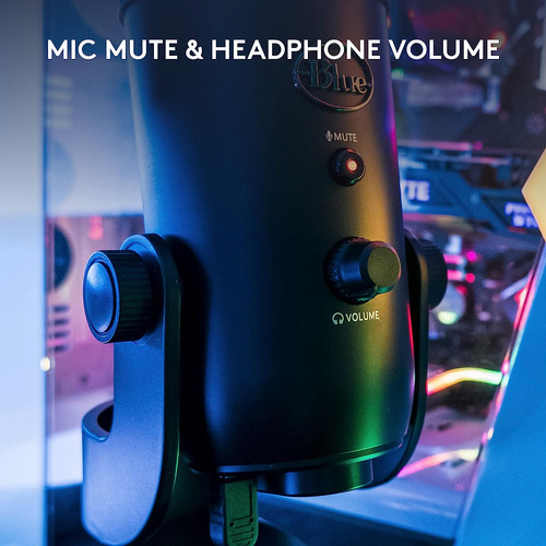 Micrófono Usb Blue Yeti Para Pc, Mac, Juegos, Grabación, ...