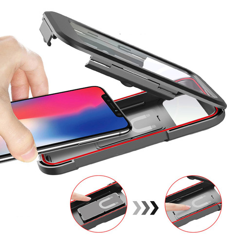 Soporte Celular Motocicleta Manubrio Impermeabl Cuello Corto