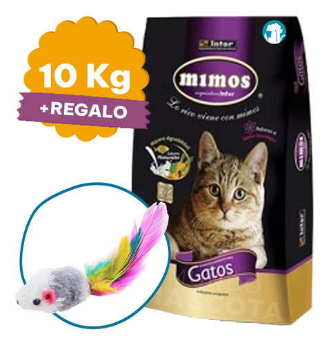 Alimento Gato Adulto Mimos 10 Kg + Envío / Mundo Mascota