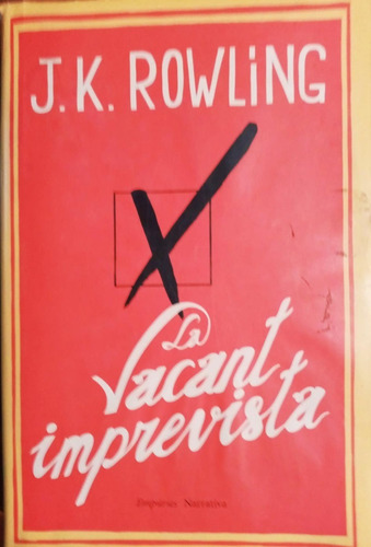 J K Rowling La Vacant Imprevista Francès Tapas Duras $600