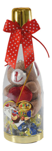 Estuche Botella Peluche Con Chocolate Adro X45gr