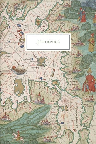 Journal Travel Journal  Vintage Map Of The World Illustratio