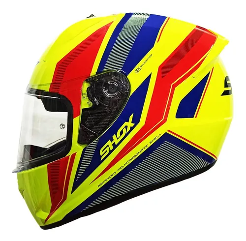 Casco Shox Stinger Mt Maba Certificado Original Moto Env o gratis