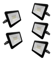 Comprar Kit 5 Reflectores Proyector Led 50w Alta Potencia =300w