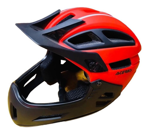 Casco Bicicleta 2 En 1 Mtb Enduro Dh Bmx Acerbis Desmontable