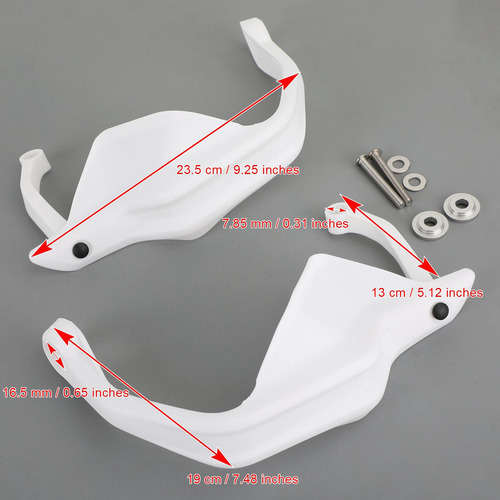 Protector De Manos For Bmw G310gs/r 17-19, Color Blanco