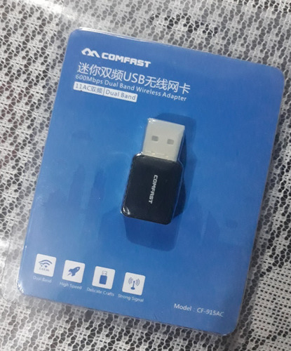 Mini Adaptador Windows 802.11 B/n/g/ac 600mbps Wifi Usb Pc