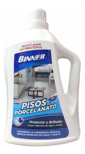 Protector Y Brillador Pisos De Porcelanato 1900 Ml