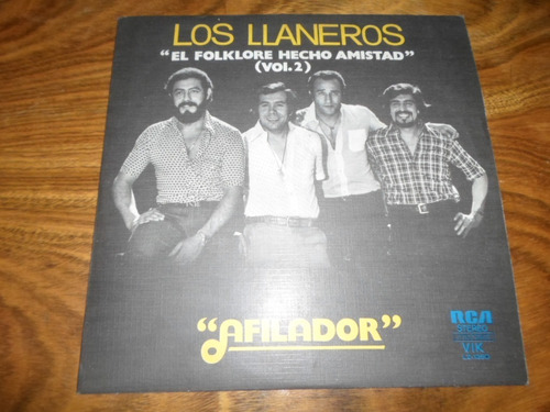 Los Llaneros * El Folklore Hecho Amistad Vol 2 Afilador * Lp