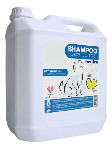 Shampoo Perro Ph Neutro Desmugrante, 5 Litros