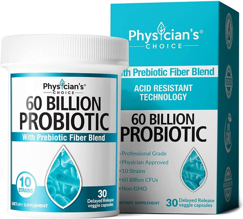 Probioticos Y Prebioticos 60 Billones , 30 Cáps De Eeuu