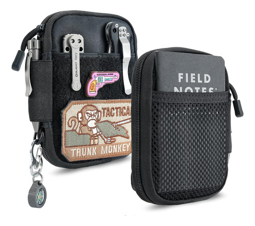 Bolsa Edc, Organizador De Bolsillo Con Velcro, Bolsillo Edc