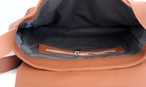 Imagen 4 de 4 de Morral De Cuero- Modelo Francisco-