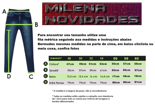 Cal a Jeans C Lycra Cors rio Branca Feminina Plus Size