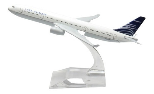 Avião Comercial Airbus A330 Copa Airlines - Metal 16 Cm