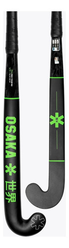 Palo De Hockey Osaka Pro Tour Low Bow 40% Carbono - Olivos Color Negro/verde