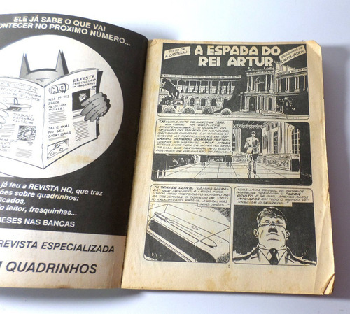 Revista Quadrinhos Martin Mystere Nº3 Espada Do Rei Artur