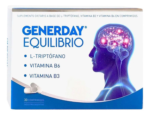 Generday Equilibrio Ansiedad Relajación X 30 Comprimidos