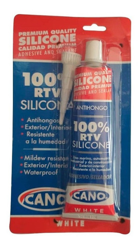 Cano Silicone Transparente 85gr