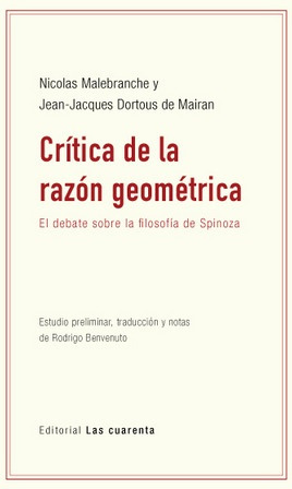 Critica De La Razon Geometrica - Malebranche, Dortous De Mai
