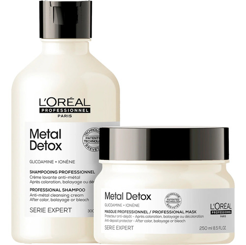 Loreal Metal Detox Kit - Shampoo 300ml + Máscara 250ml