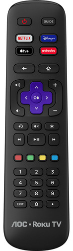 Smart TV 43" FULL HD AOC Roku TV 43S5045/78G HDMI 1 USB Wifi - Bom (Recondicionado)