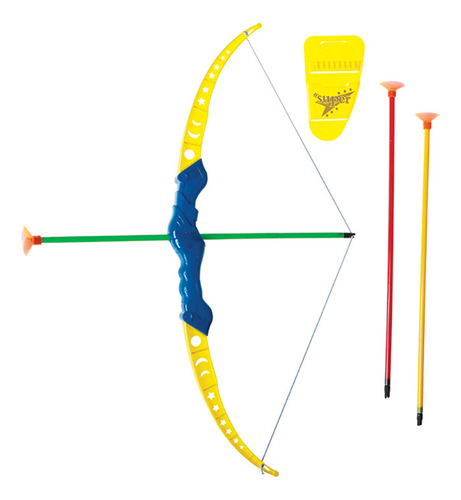 Arco Flechas Ventosa Atirar Alvo Arqueiro Brinquedo Infantil