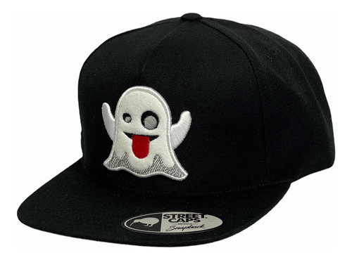 Gorra Yupoong Fantasma Emoji Snapback Negro