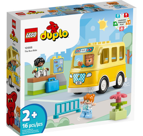 Lego Duplo 10988 Paseo En Autobús Cantidad De Piezas 16