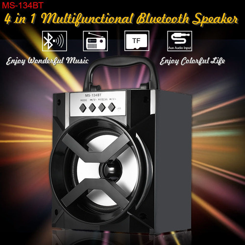 Ms-134bt Alto-falante Bluetooth Sem Fio Multimídia Móvel